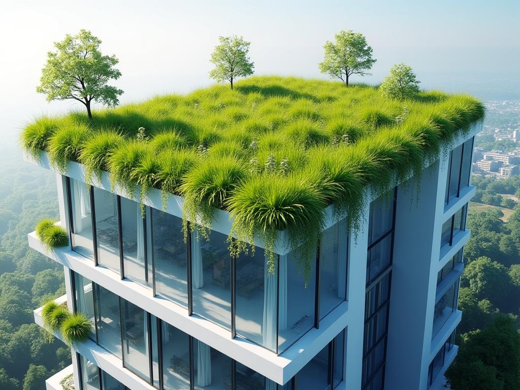 Gründach und Smart Building Technologie